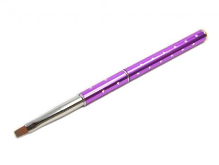 Gelpinsel Diamond Glamour Luxus-Edition mit Strasssteinchen Purple 